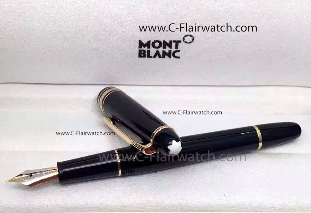 Clone Mont Blanc Meisterstuck 145 Two Tone Fountain Pen
